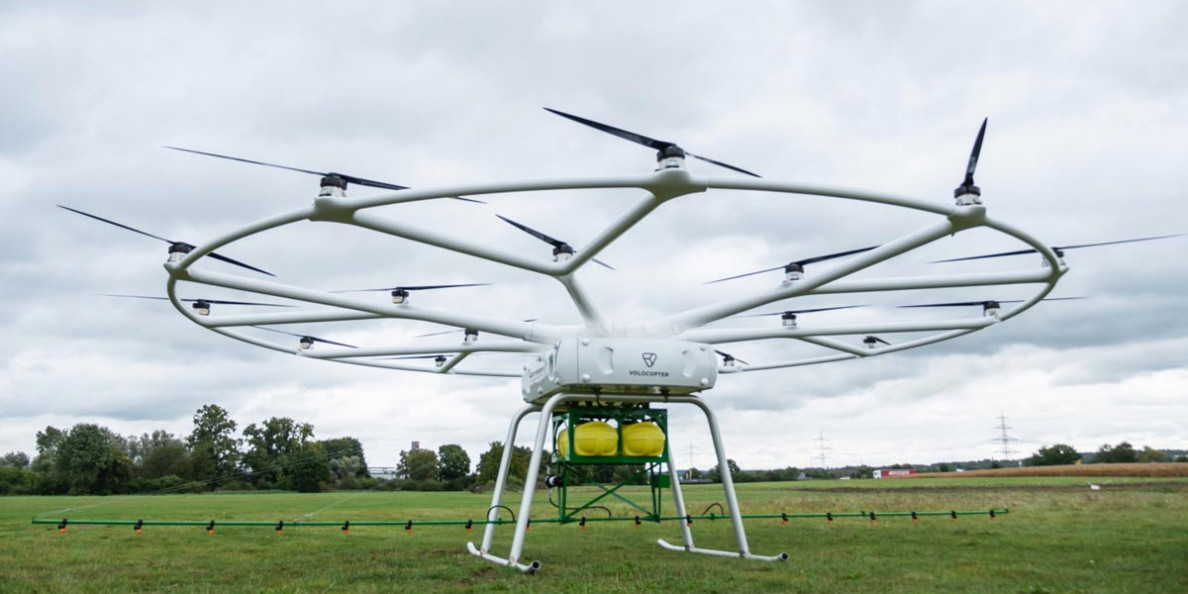 Volocopter and John Deere team up for a crop-spraying autonomous agricultural drone